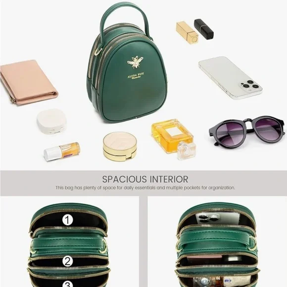 Green Crossbody Bag - Picture 4 of 5